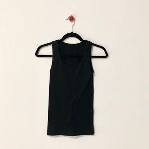Sugarlips Ribbed Tank- Black